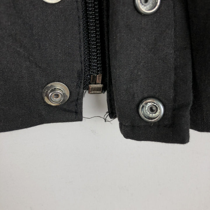~90'S The Ltd THE Heartbeat OF AMERICA CHEVROLET advertising blouson, made in USA, men's size XL equivalent. polyester Charcoal Vintage Second Hand
