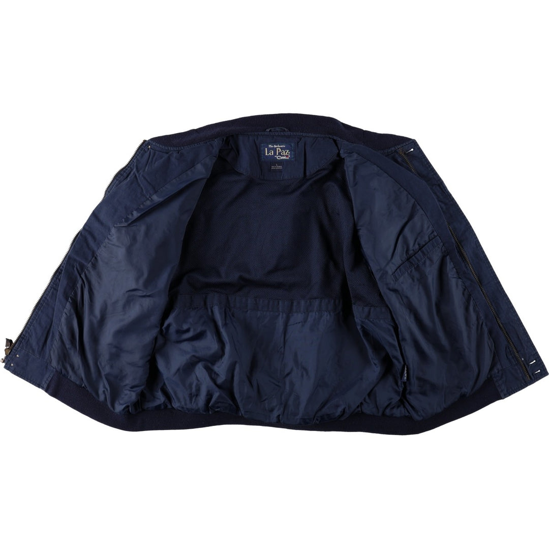 90'S Catalina La Paz Derby Jacket, Cup Shoulder, Men's Size L, Vintage cotton navy blue type Vintage Second Hand
