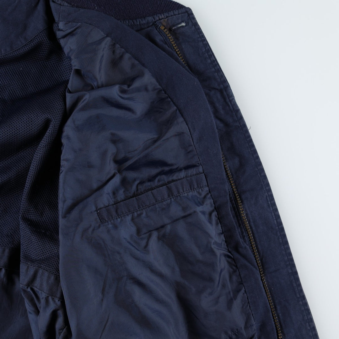 90'S Catalina La Paz Derby Jacket, Cup Shoulder, Men's Size L, Vintage cotton navy blue type Vintage Second Hand