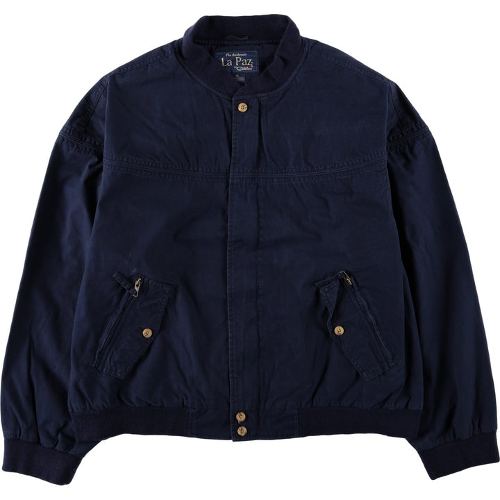 Catalina La Paz Derby Jacket Cup Shoulder Jacket Men's XL equivalent cotton navy blue type Vintage Second Hand
