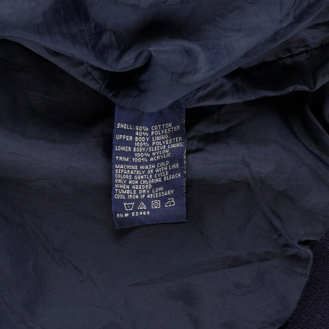 Catalina La Paz Derby Jacket Cup Shoulder Jacket Men's XL equivalent cotton navy blue type Vintage Second Hand