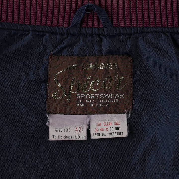 Spicer Blouson, Men's Size L (approx.) unclear Navy blue Vintage Second Hand