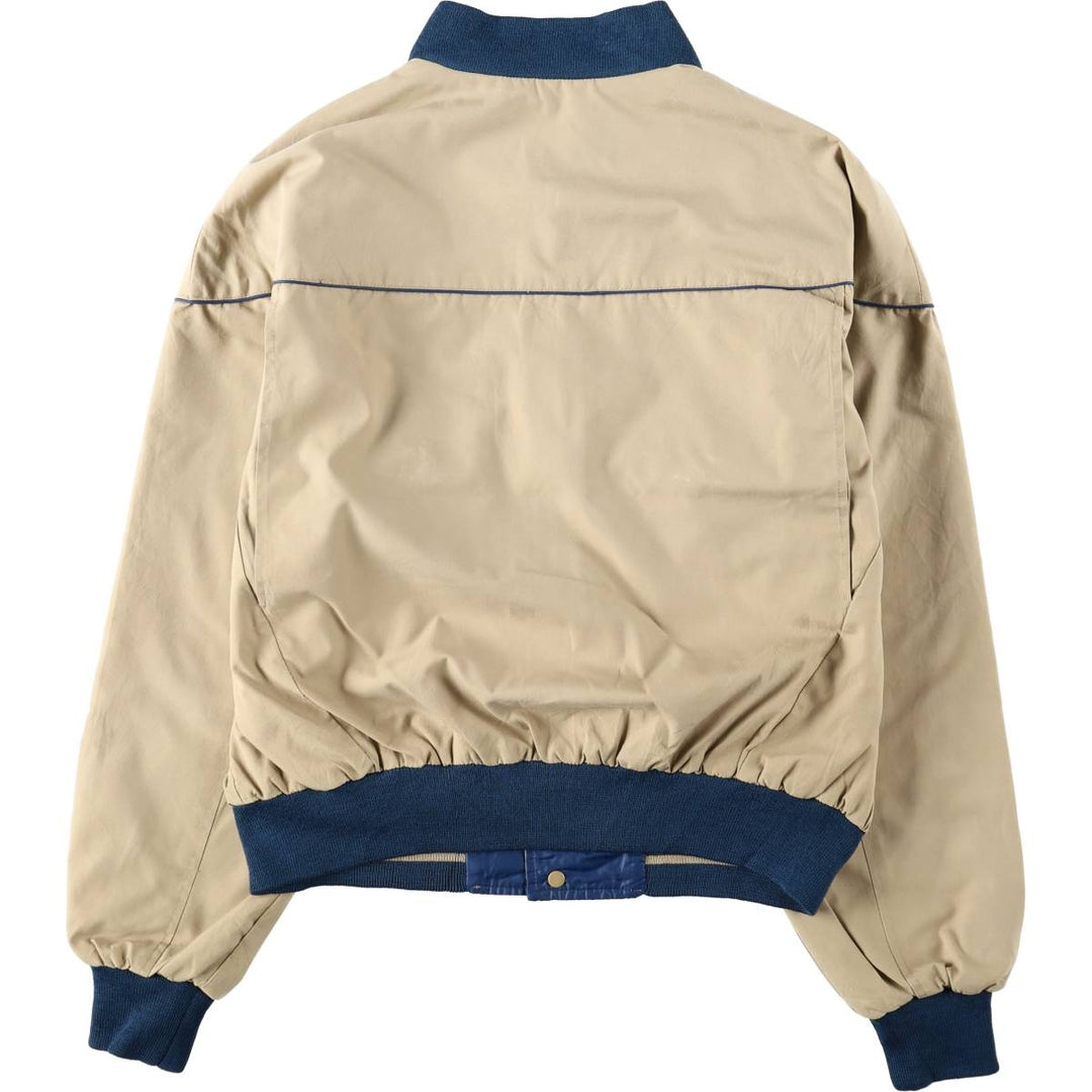 Stratojac Reversible Derby Jacket Cup Shoulder Jacket Men's XL (approx.) Nylon Beige type Vintage Second Hand