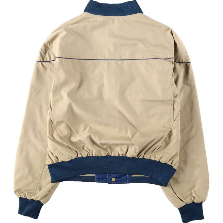 Stratojac Reversible Derby Jacket Cup Shoulder Jacket Men's XL (approx.) Nylon Beige type Vintage Second Hand