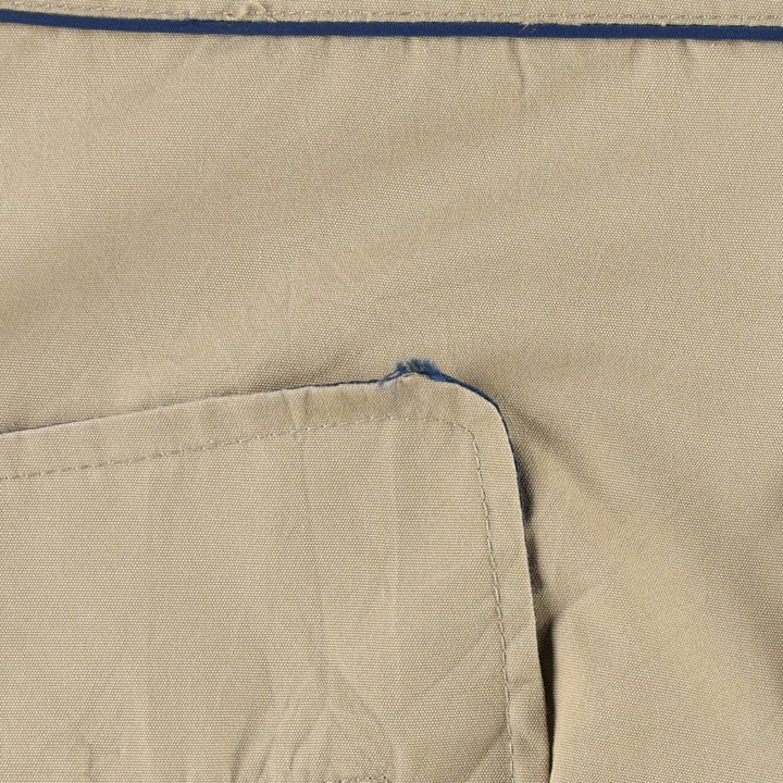 Stratojac Reversible Derby Jacket Cup Shoulder Jacket Men's XL (approx.) Nylon Beige type Vintage Second Hand