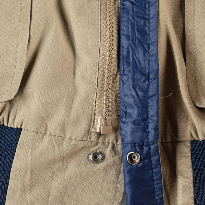 Stratojac Reversible Derby Jacket Cup Shoulder Jacket Men's XL (approx.) Nylon Beige type Vintage Second Hand