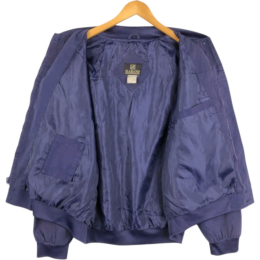 HABAND Derby Jacket Cup Shoulder Jacket Men's XXL equivalent unclear navy blue type Vintage Second Hand