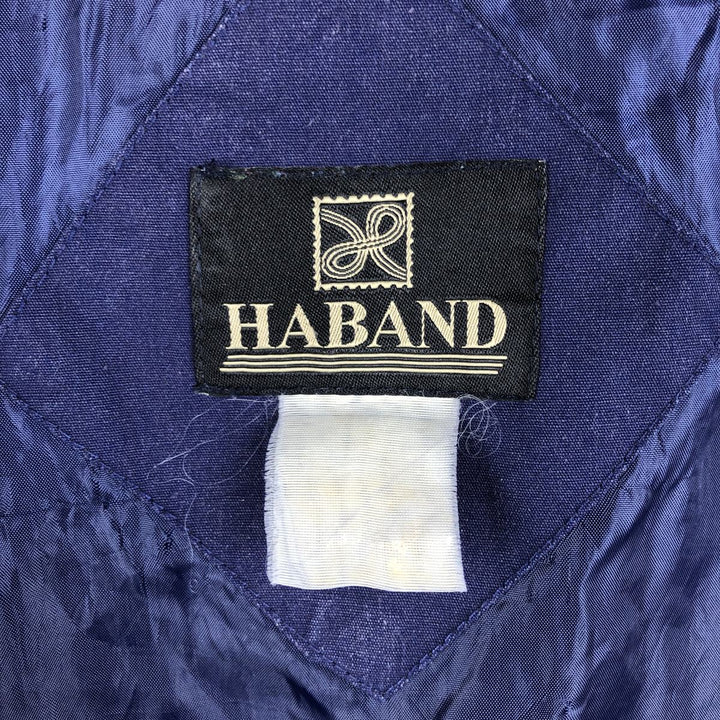 HABAND Derby Jacket Cup Shoulder Jacket Men's XXL equivalent unclear navy blue type Vintage Second Hand
