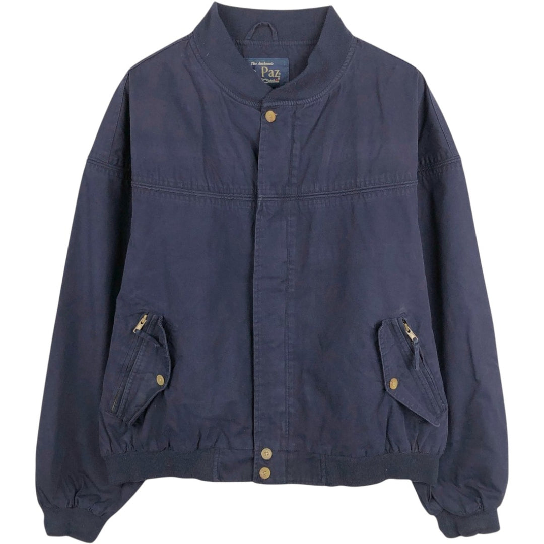 90'S Catalina La Paz Derby Jacket, Cup Shoulder, Men's Size L, Vintage cotton navy blue type Vintage Second Hand