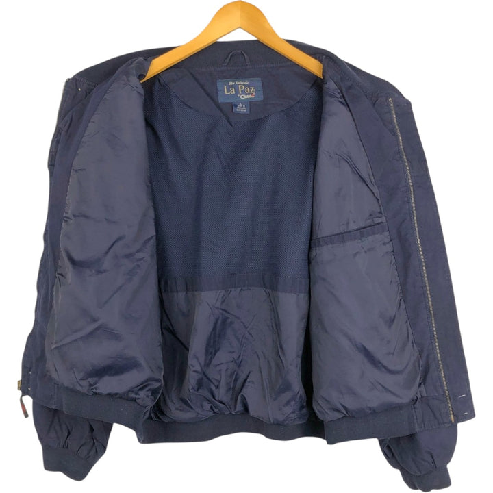 90'S Catalina La Paz Derby Jacket, Cup Shoulder, Men's Size L, Vintage cotton navy blue type Vintage Second Hand