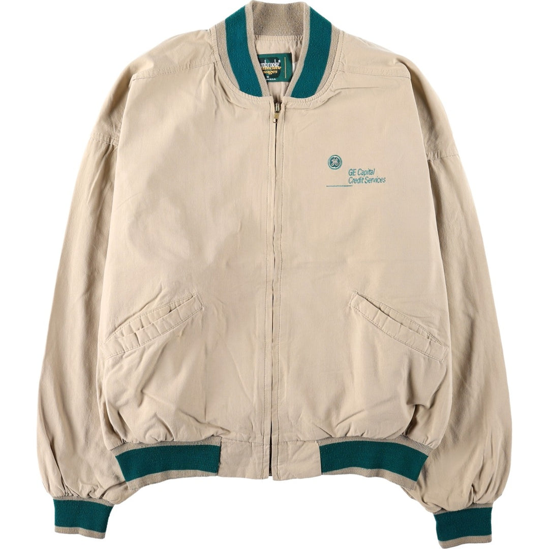 1990'S Dunbrooke Distinctive Images Cotton Blouson, Made in USA, Men's Size M (approx.) unclear Beige type Vintage Second Hand
