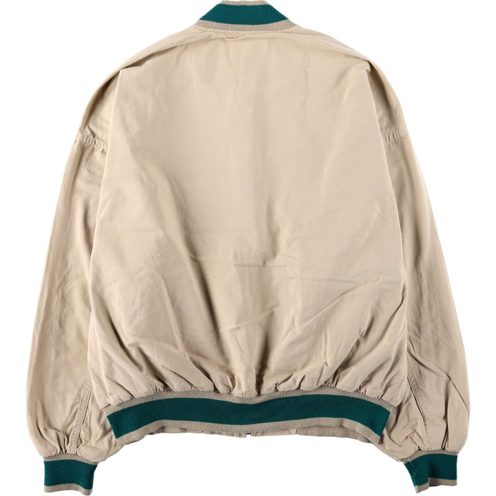 1990'S Dunbrooke Distinctive Images Cotton Blouson, Made in USA, Men's Size M (approx.) unclear Beige type Vintage Second Hand