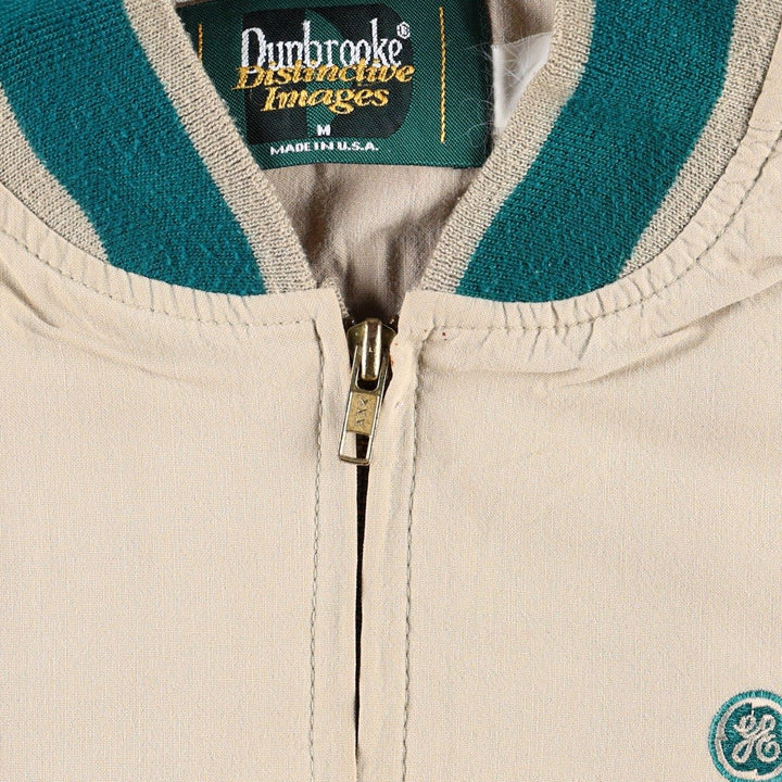 1990'S Dunbrooke Distinctive Images Cotton Blouson, Made in USA, Men's Size M (approx.) unclear Beige type Vintage Second Hand