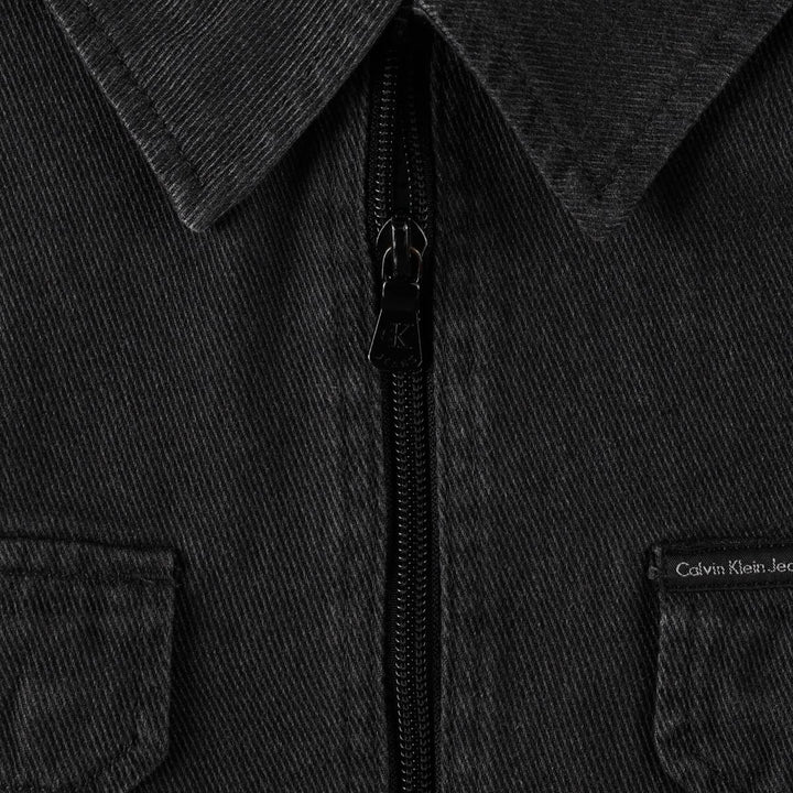 Calvin Klein Jeans Work Jacket, Men's Size XL cotton Charcoal Vintage Second Hand