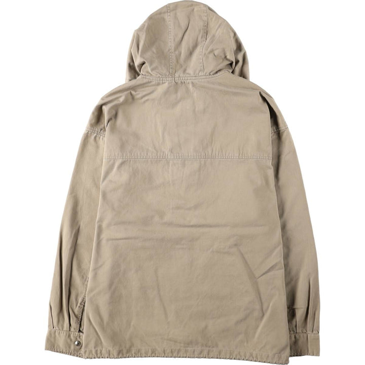 90'S GAP Old Gap Cotton Pullover Anorak Hoodie (Men's Size L) cotton Beige type Vintage Second Hand