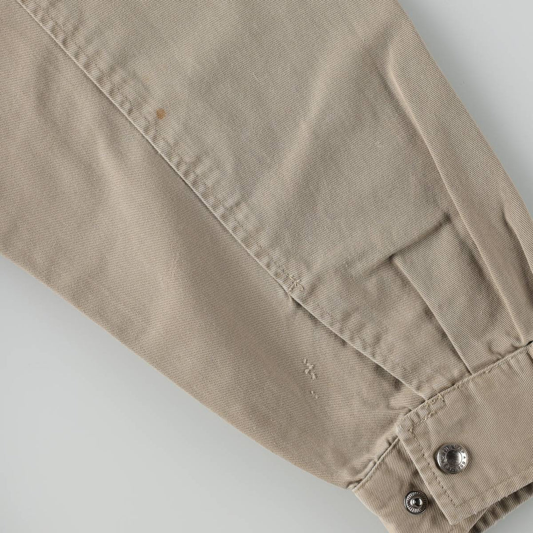 90'S GAP Old Gap Cotton Pullover Anorak Hoodie (Men's Size L) cotton Beige type Vintage Second Hand
