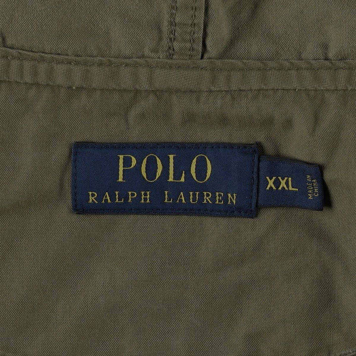 Ralph Lauren POLO RALPH LAUREN hooded cotton jacket, men's size XXL equivalent. cotton Khaki type Vintage Second Hand