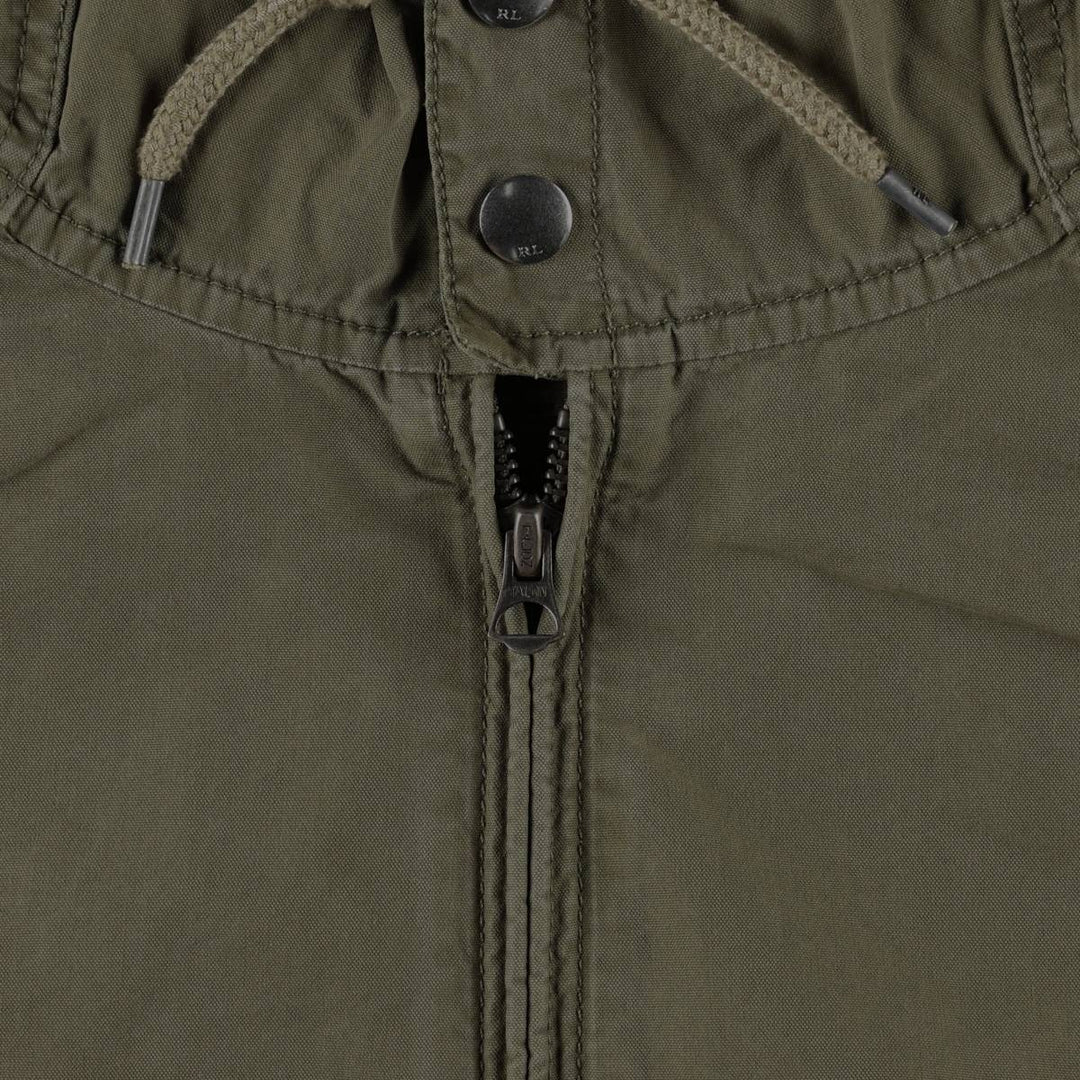 Ralph Lauren POLO RALPH LAUREN hooded cotton jacket, men's size XXL equivalent. cotton Khaki type Vintage Second Hand