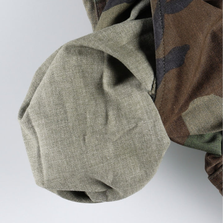 1980'S US Military Issue Camouflage Pattern Woodland Camo Military Cargo Pants, Made in USA, Medium-Regular Size (Men's W34 equivalent), Vintage cotton Khaki type Vintage Second Hand
