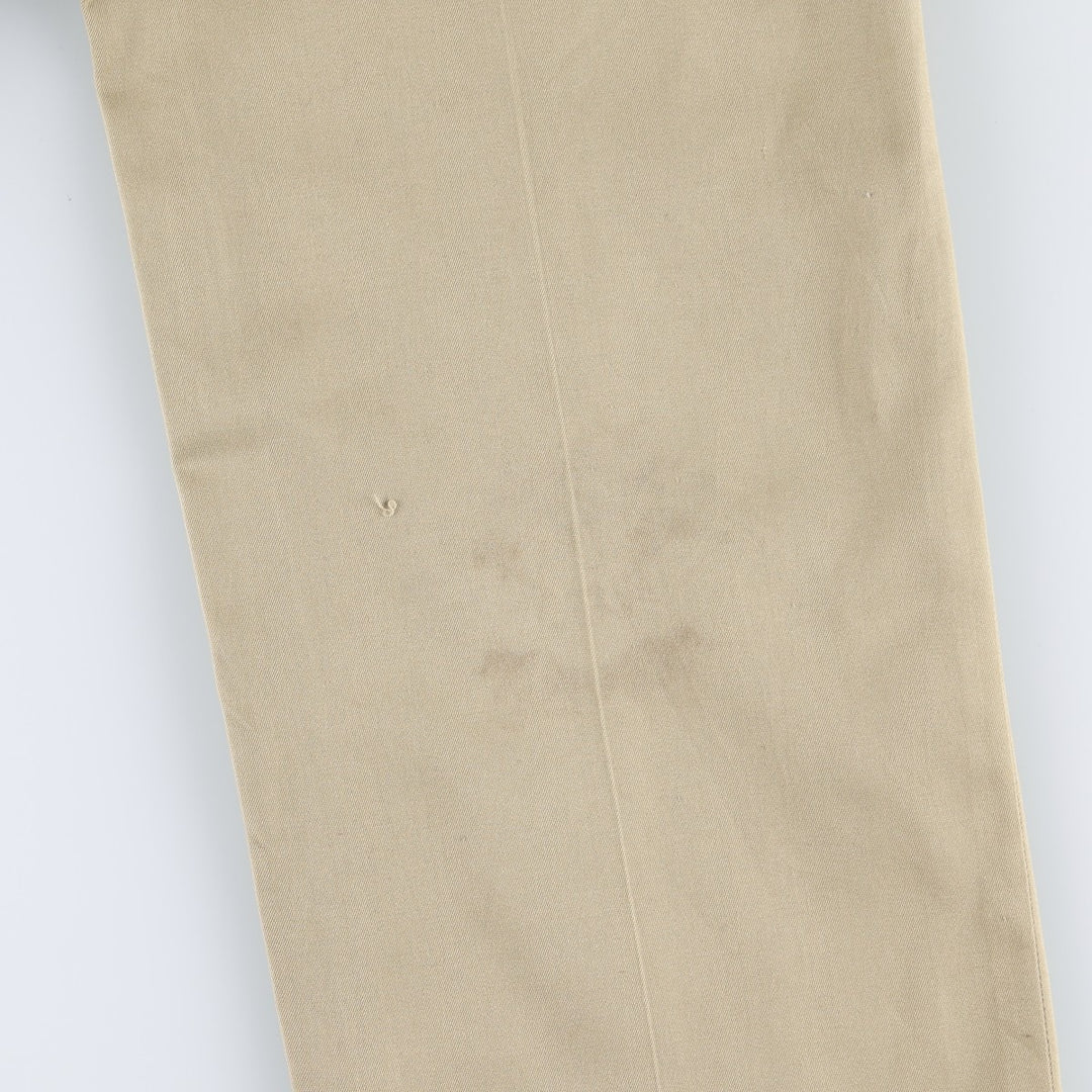1970'S US Military Issue Dress Pants/Slacks, Made in USA, Size 33x32 (Men's W32 equivalent), Vintage. unclear Khaki type beige Vintage Second Hand