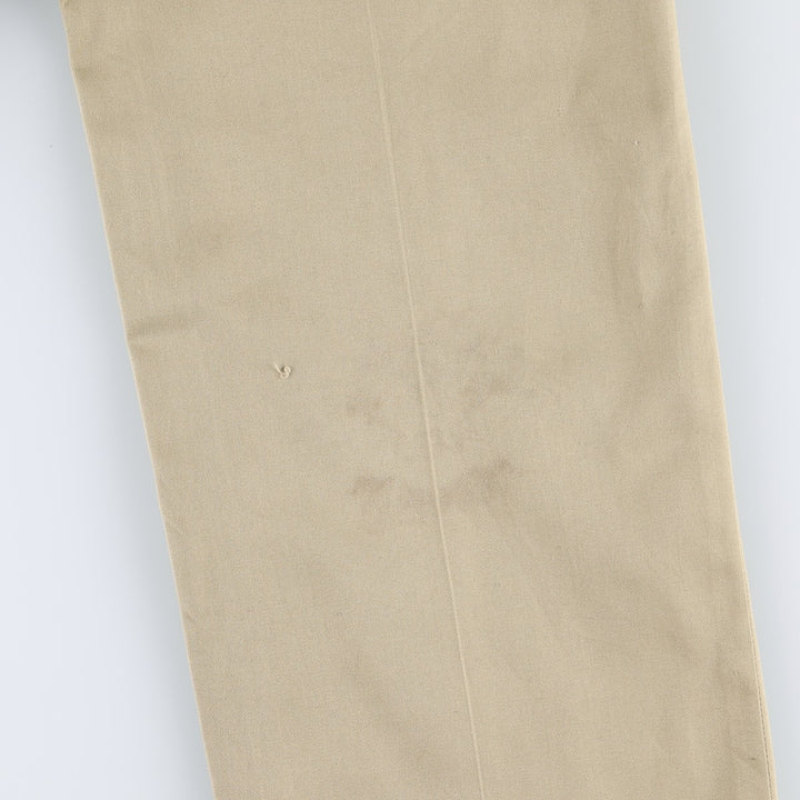 1970'S US Military Issue Dress Pants/Slacks, Made in USA, Size 33x32 (Men's W32 equivalent), Vintage. unclear Khaki type beige Vintage Second Hand