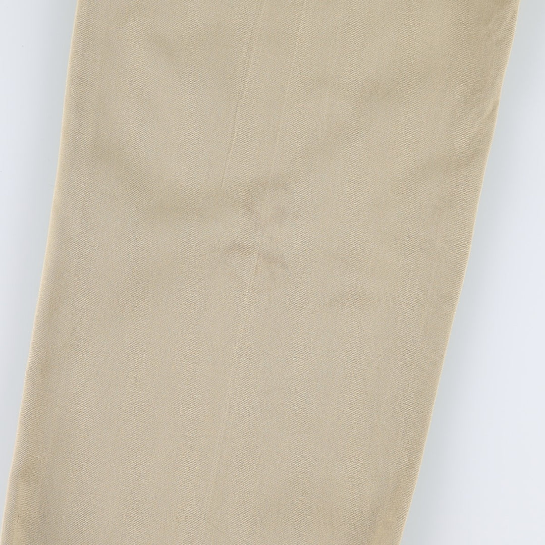 1970'S US Military Issue Dress Pants/Slacks, Made in USA, Size 33x32 (Men's W32 equivalent), Vintage. unclear Khaki type beige Vintage Second Hand