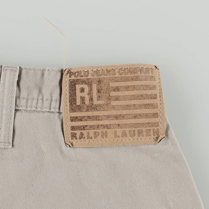 2000'S Ralph Lauren POLO JEANS COMPANY Painter Pants, Men's W36 (approx.) cotton Beige type Vintage Second Hand