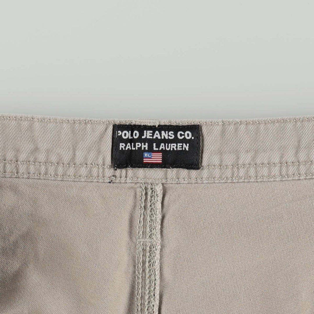 2000'S Ralph Lauren POLO JEANS COMPANY Painter Pants, Men's W36 (approx.) cotton Beige type Vintage Second Hand