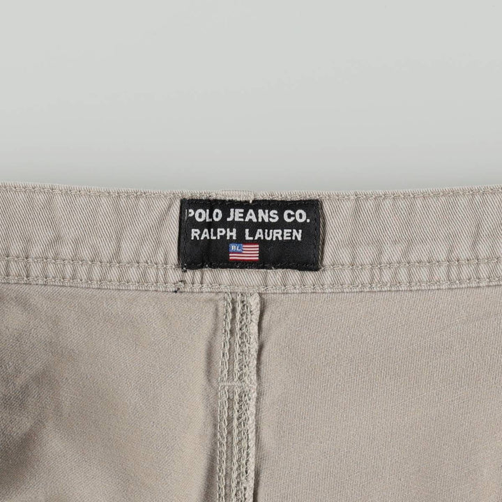 2000'S Ralph Lauren POLO JEANS COMPANY Painter Pants, Men's W36 (approx.) cotton Beige type Vintage Second Hand