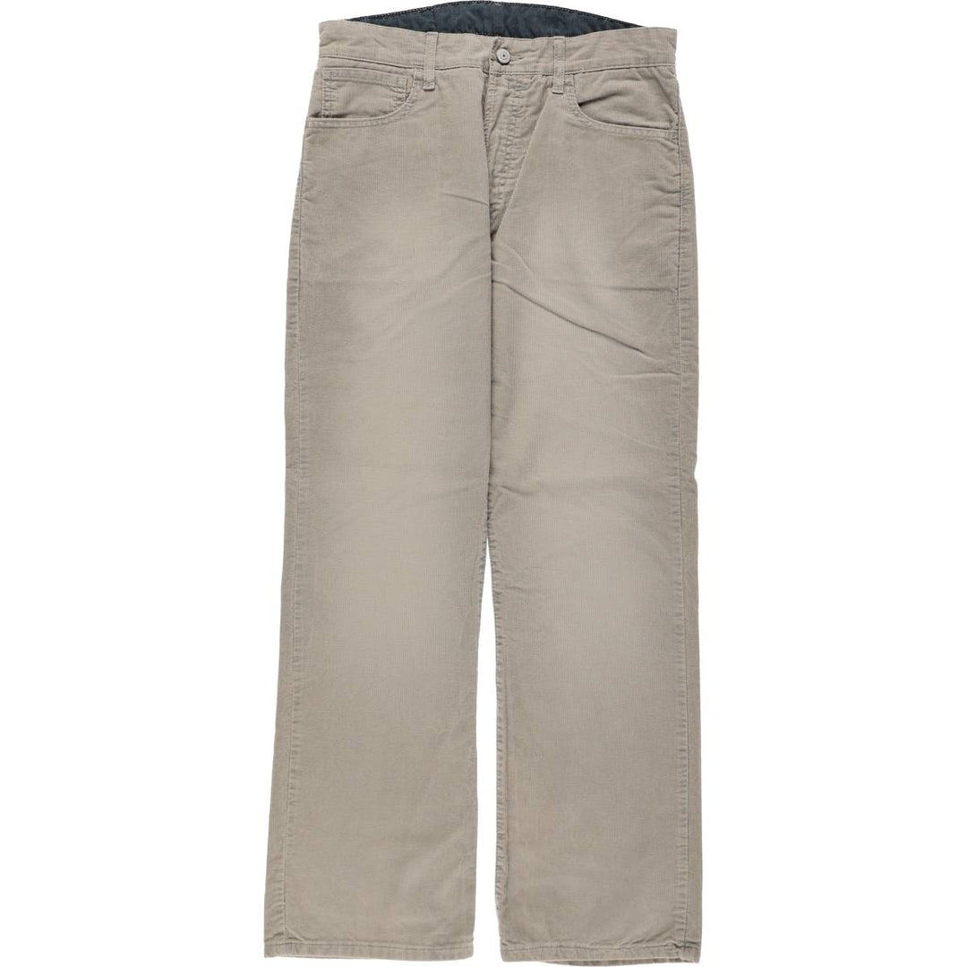 Levi's 401 2146 Euro Model Corduroy Pants, Men's Size W32 (approx.) cotton gray type Vintage Second Hand