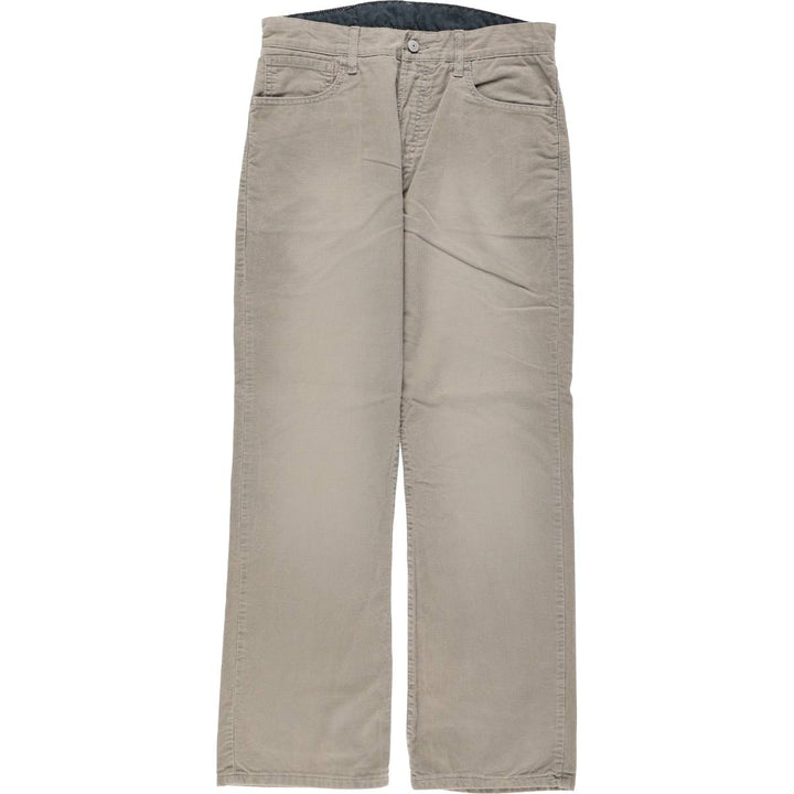 Levi's 401 2146 Euro Model Corduroy Pants, Men's Size W32 (approx.) cotton gray type Vintage Second Hand