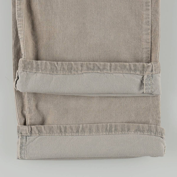 Levi's 401 2146 Euro Model Corduroy Pants, Men's Size W32 (approx.) cotton gray type Vintage Second Hand
