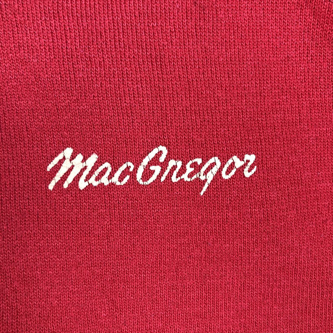 70'S Gad-abouts McGREGOR Print Sweatshirt, Made in USA, Women's Size L (Equivalent), Vintage polyester pink type Vintage Second Hand