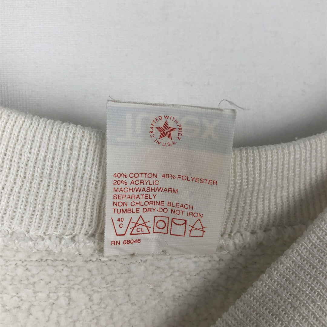 80'S Tultex Minnesota Twins Print Sweatshirt, Made in USA, Women's Size M (approx.), Vintage cotton white type Vintage Second Hand
