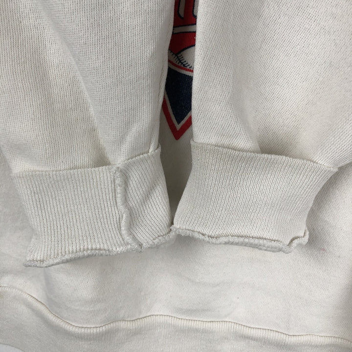 80'S Tultex Minnesota Twins Print Sweatshirt, Made in USA, Women's Size M (approx.), Vintage cotton white type Vintage Second Hand