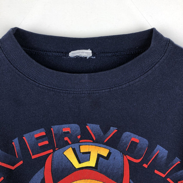 90'S Looney Tunes Tweety character sweatshirt, women's size M equivalent, vintage. unclear navy blue type Vintage Second Hand