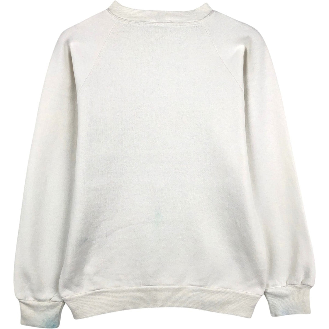 1980'S Disney Mickey Mouse Character Sweatshirt, Made in USA, Women's Size S (Equivalent), Vintage polyester white type Vintage Second Hand