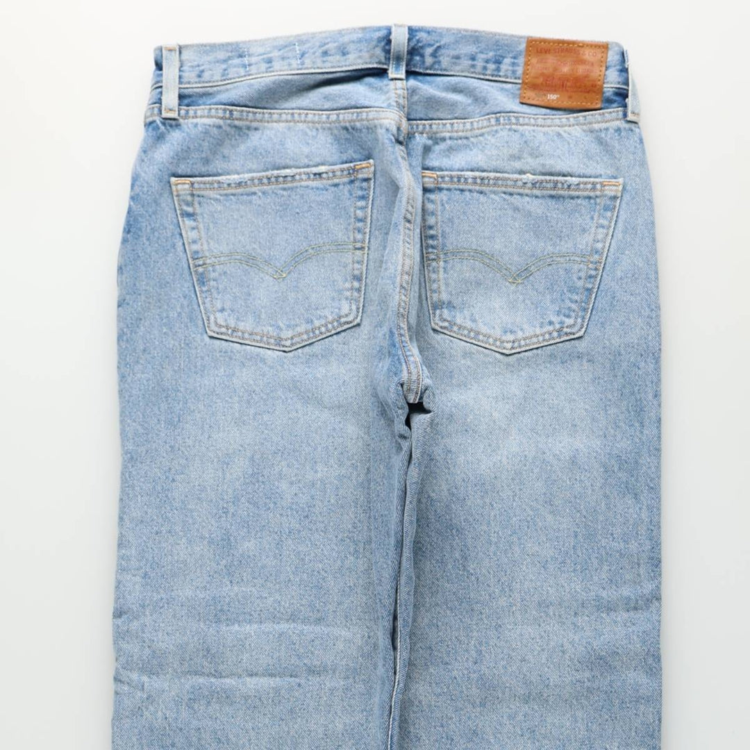 Levi's 501 R '90'S Patchwork Straight Denim Pants, Women's XL (equivalent to W31) cotton blue type Vintage Second Hand