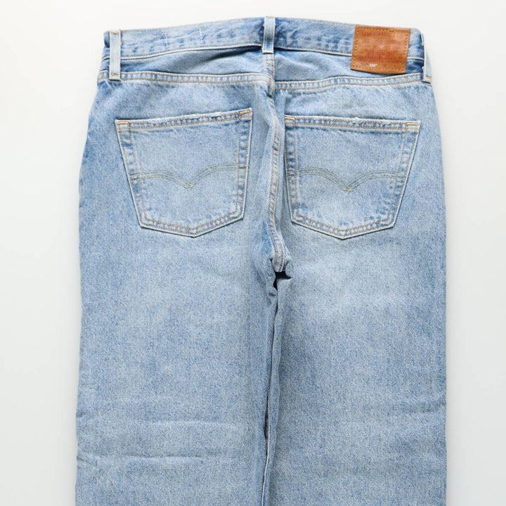 Levi's 501 R '90'S Patchwork Straight Denim Pants, Women's XL (equivalent to W31) cotton blue type Vintage Second Hand