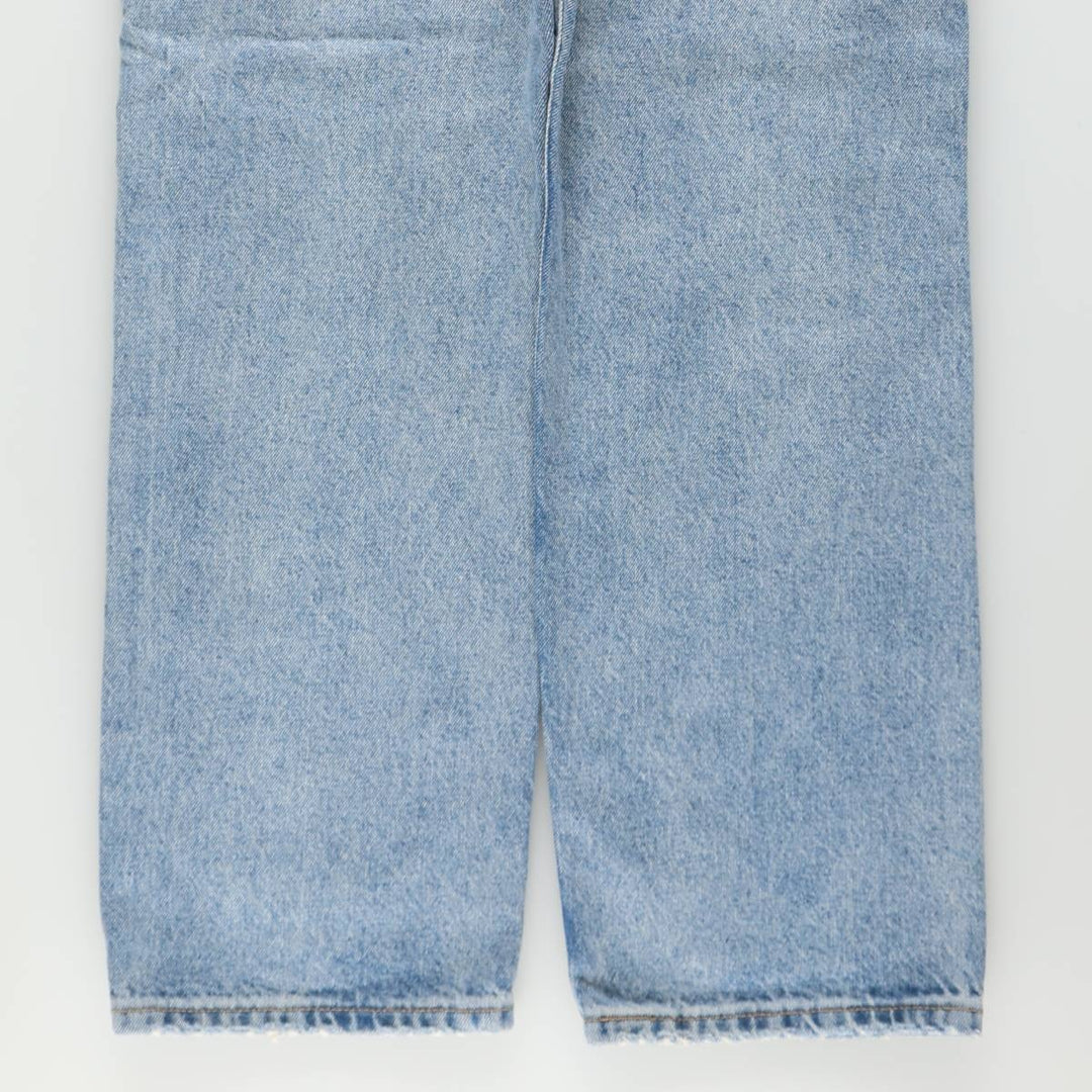Levi's 501 R '90'S Patchwork Straight Denim Pants, Women's XL (equivalent to W31) cotton blue type Vintage Second Hand