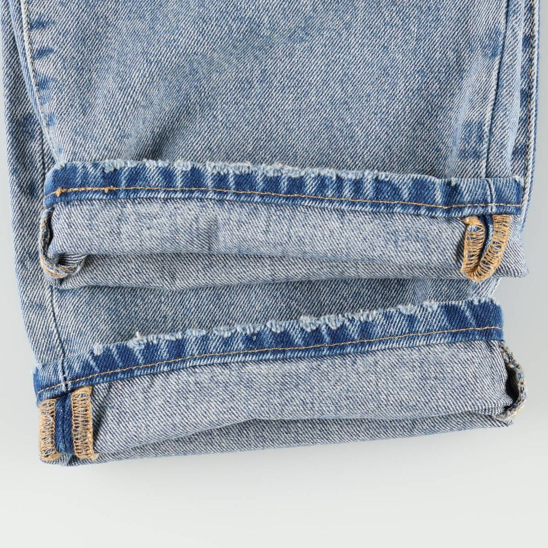 Levi's 501 R '90'S Patchwork Straight Denim Pants, Women's XL (equivalent to W31) cotton blue type Vintage Second Hand