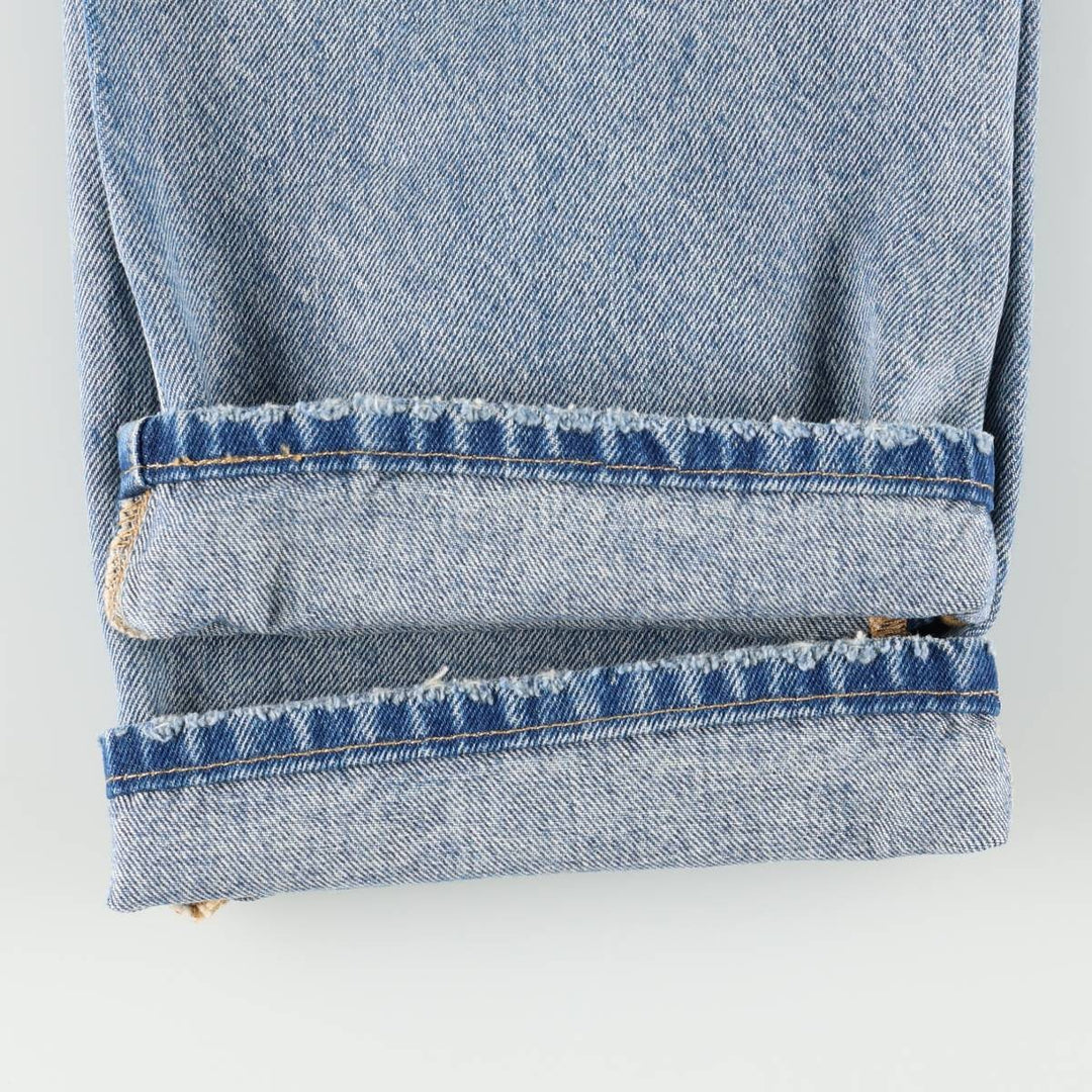 Levi's 501 R '90'S Patchwork Straight Denim Pants, Women's XL (equivalent to W31) cotton blue type Vintage Second Hand