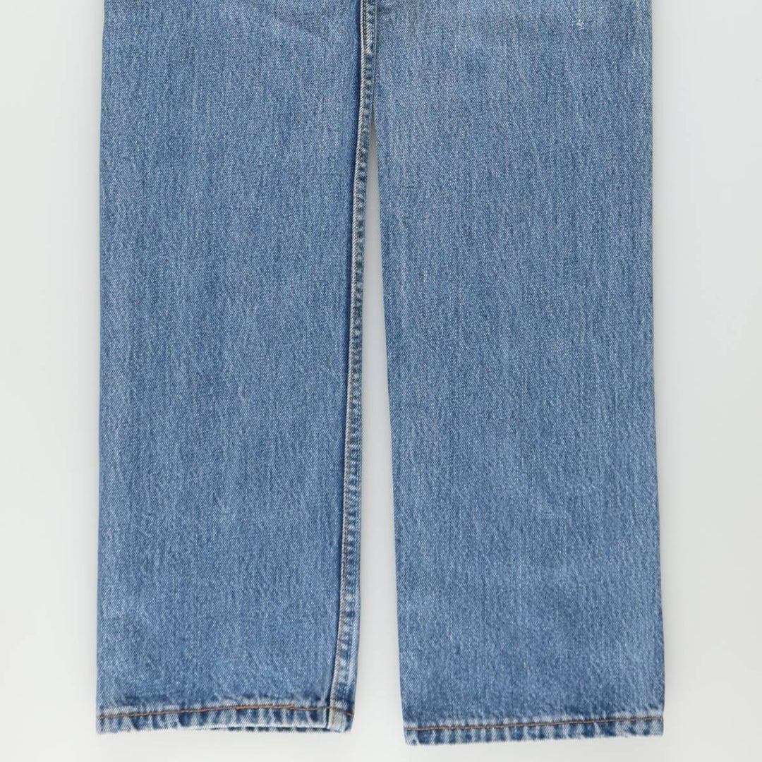 2000'S Levi's 701-0193 STUDENT Straight Denim Pants, Made in USA, Women's Size L (W27 equivalent) cotton blue type Vintage Second Hand