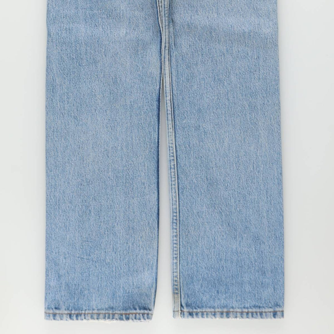 1990'S Levi's 501-0114 Straight Denim Pants, Made in USA, Women's Size L (equivalent to W28), Vintage cotton blue type Vintage Second Hand