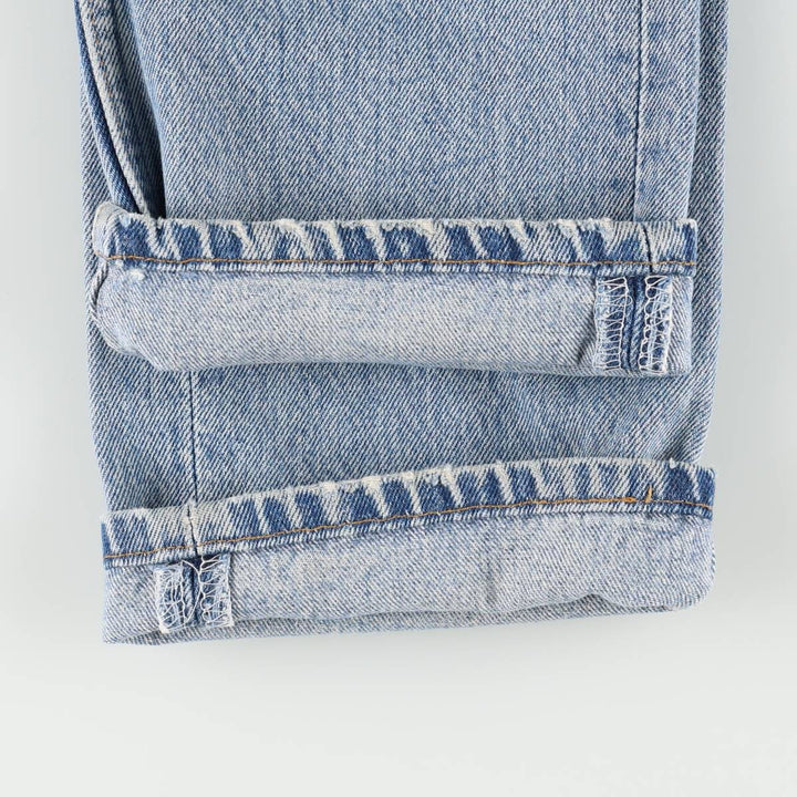 1990'S Levi's 501-0114 Straight Denim Pants, Made in USA, Women's Size L (equivalent to W28), Vintage cotton blue type Vintage Second Hand