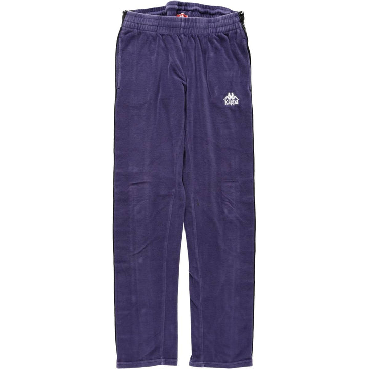Kappa Velour Jersey Track Pants, Women's Size S (approx.) cotton navy blue type Vintage Second Hand
