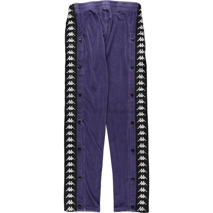Kappa Velour Jersey Track Pants, Women's Size S (approx.) cotton navy blue type Vintage Second Hand