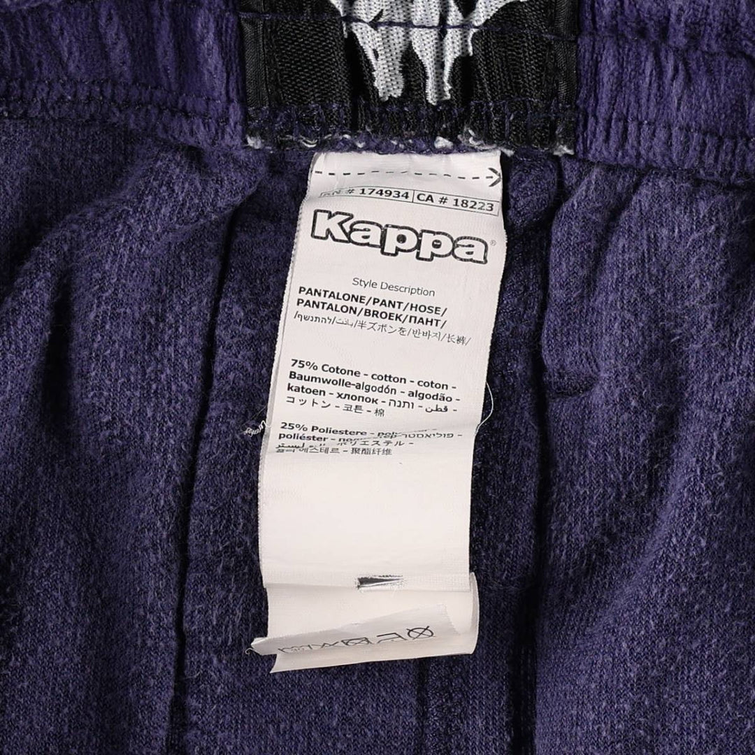 Kappa Velour Jersey Track Pants, Women's Size S (approx.) cotton navy blue type Vintage Second Hand