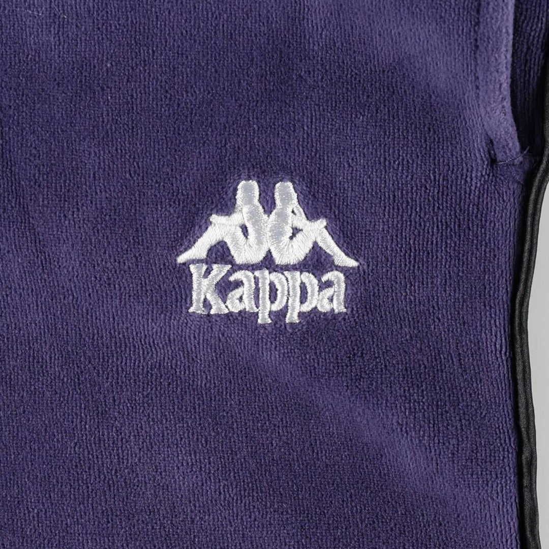 Kappa Velour Jersey Track Pants, Women's Size S (approx.) cotton navy blue type Vintage Second Hand