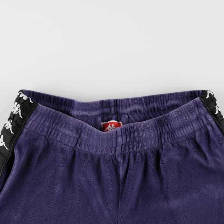 Kappa Velour Jersey Track Pants, Women's Size S (approx.) cotton navy blue type Vintage Second Hand
